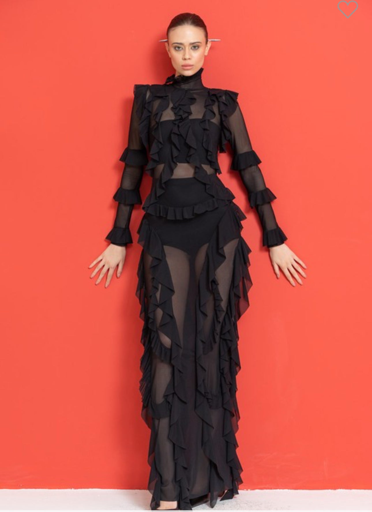 Katherine mesh dress