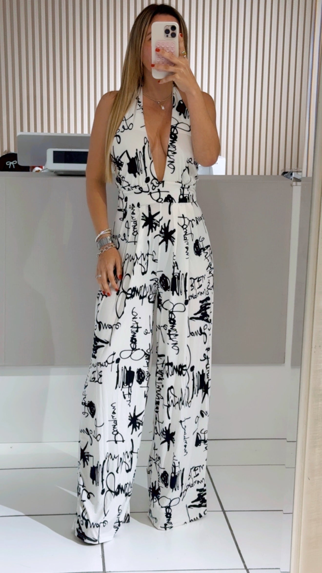 Nely White Jumpsuit