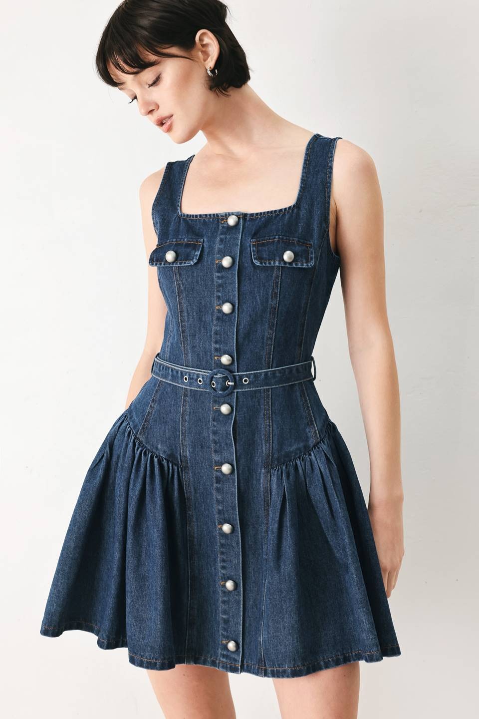 Mini Denim Dress