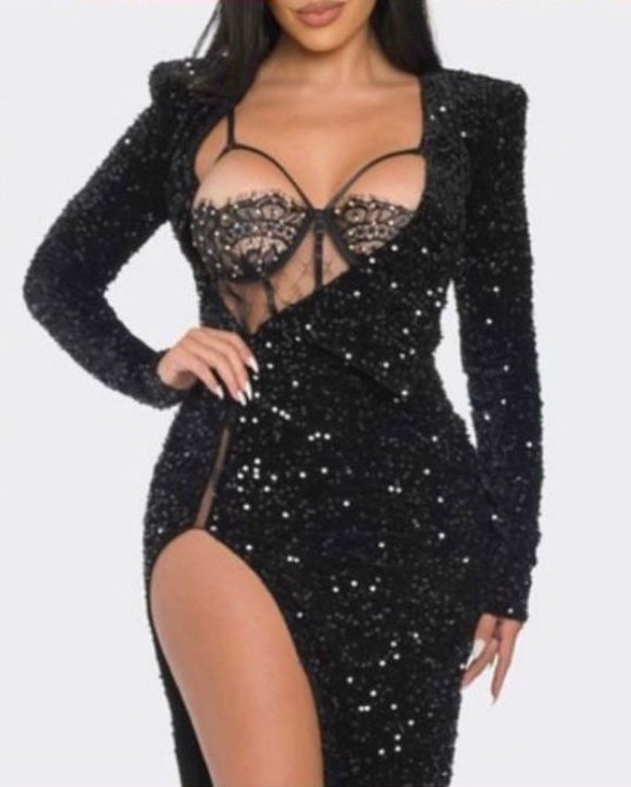 Valentina Black Dress