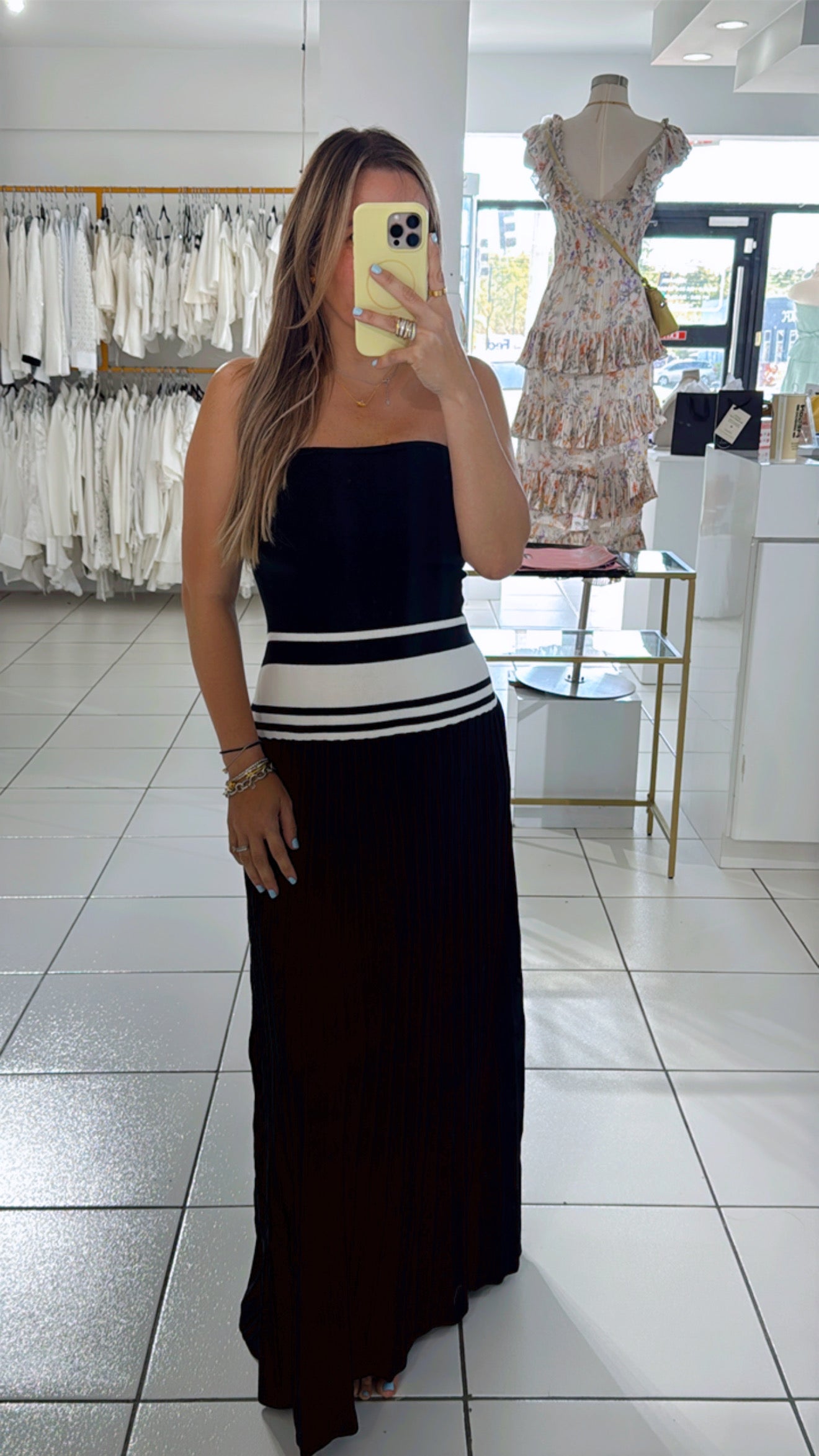 Maxi black dress