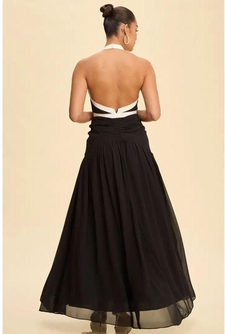 Black and White Dress
