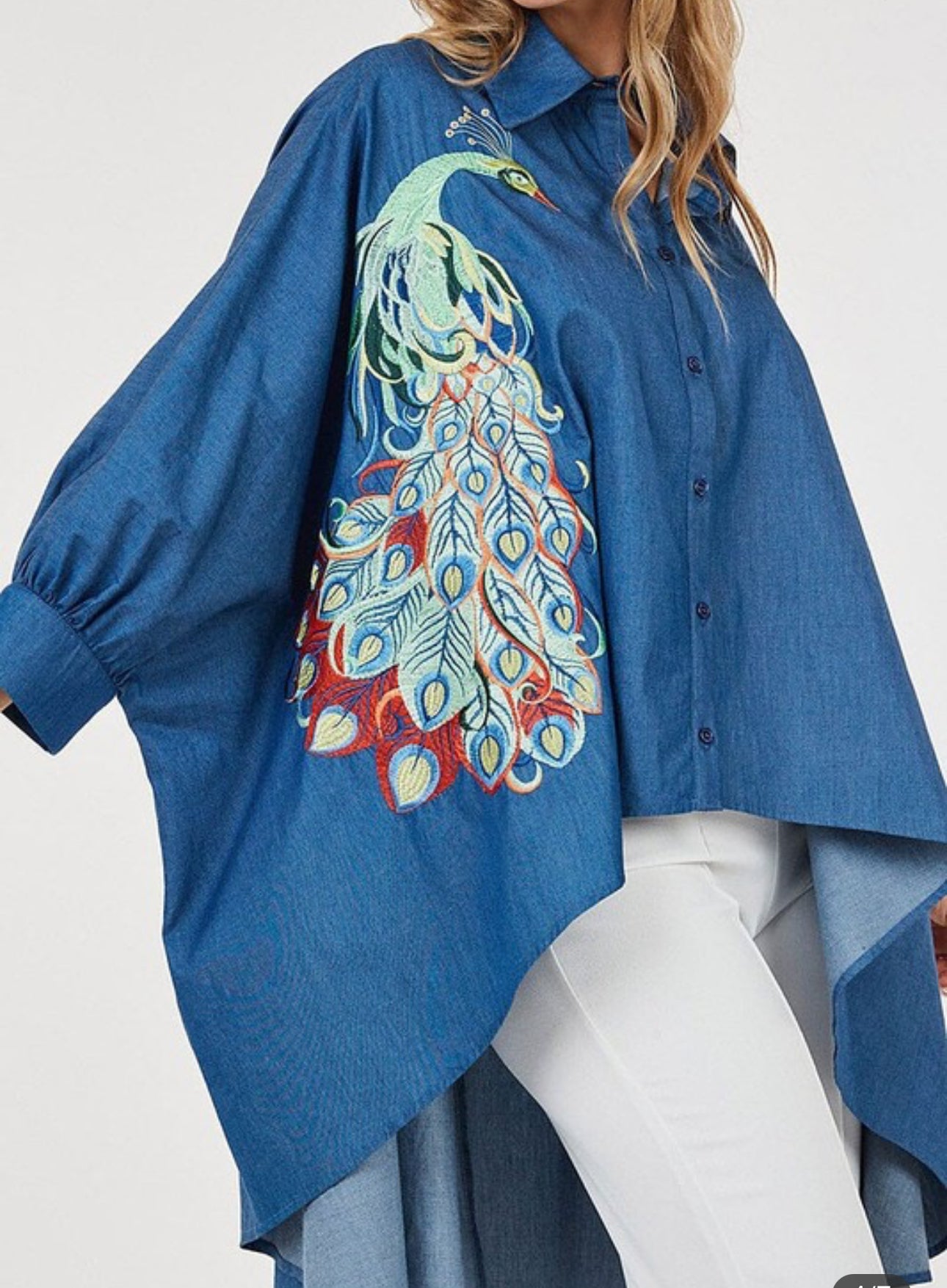 Denim real top