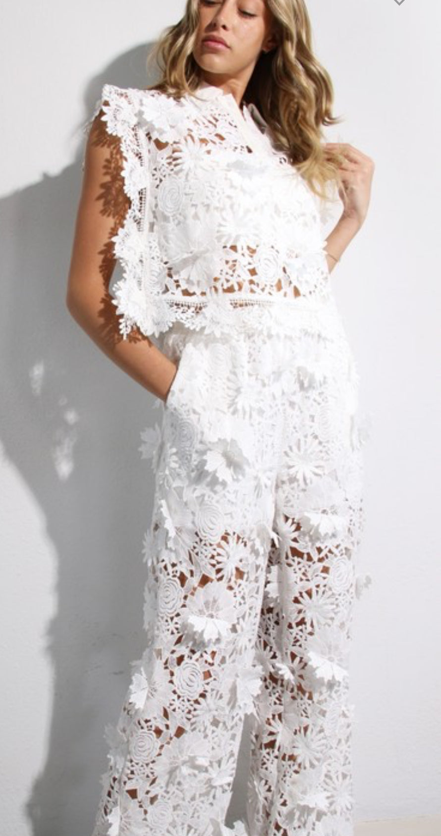 Lace crochet set ( pre order 7-31.25