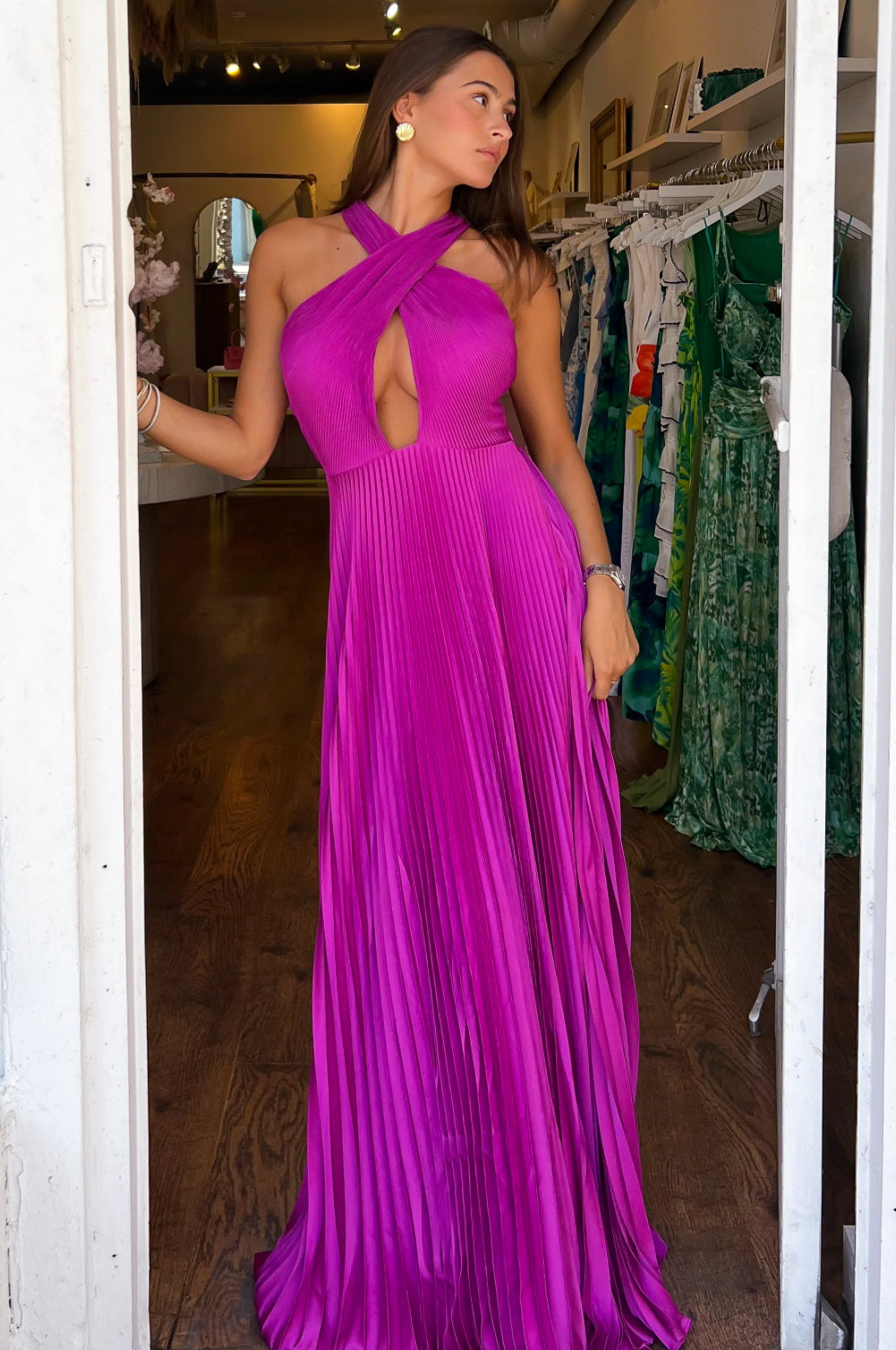 Purple maxi