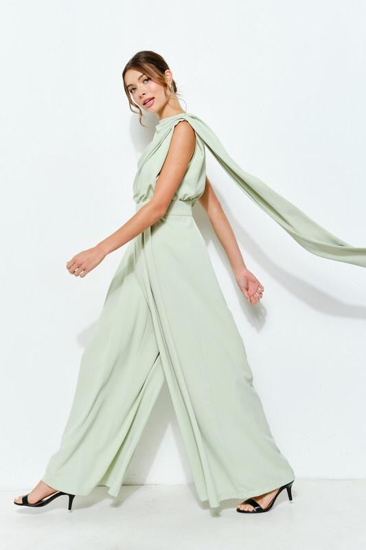 Sage jumpsuit