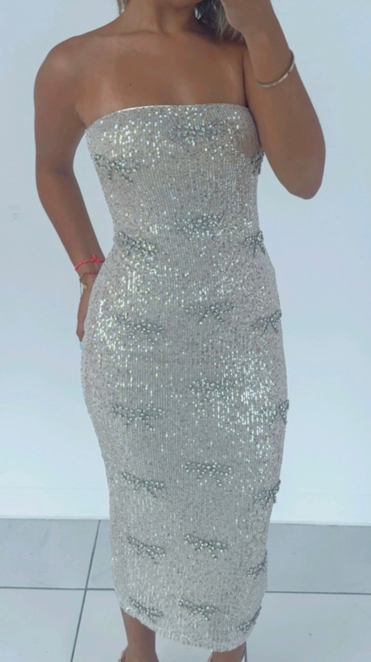 Raisin Beige Dress