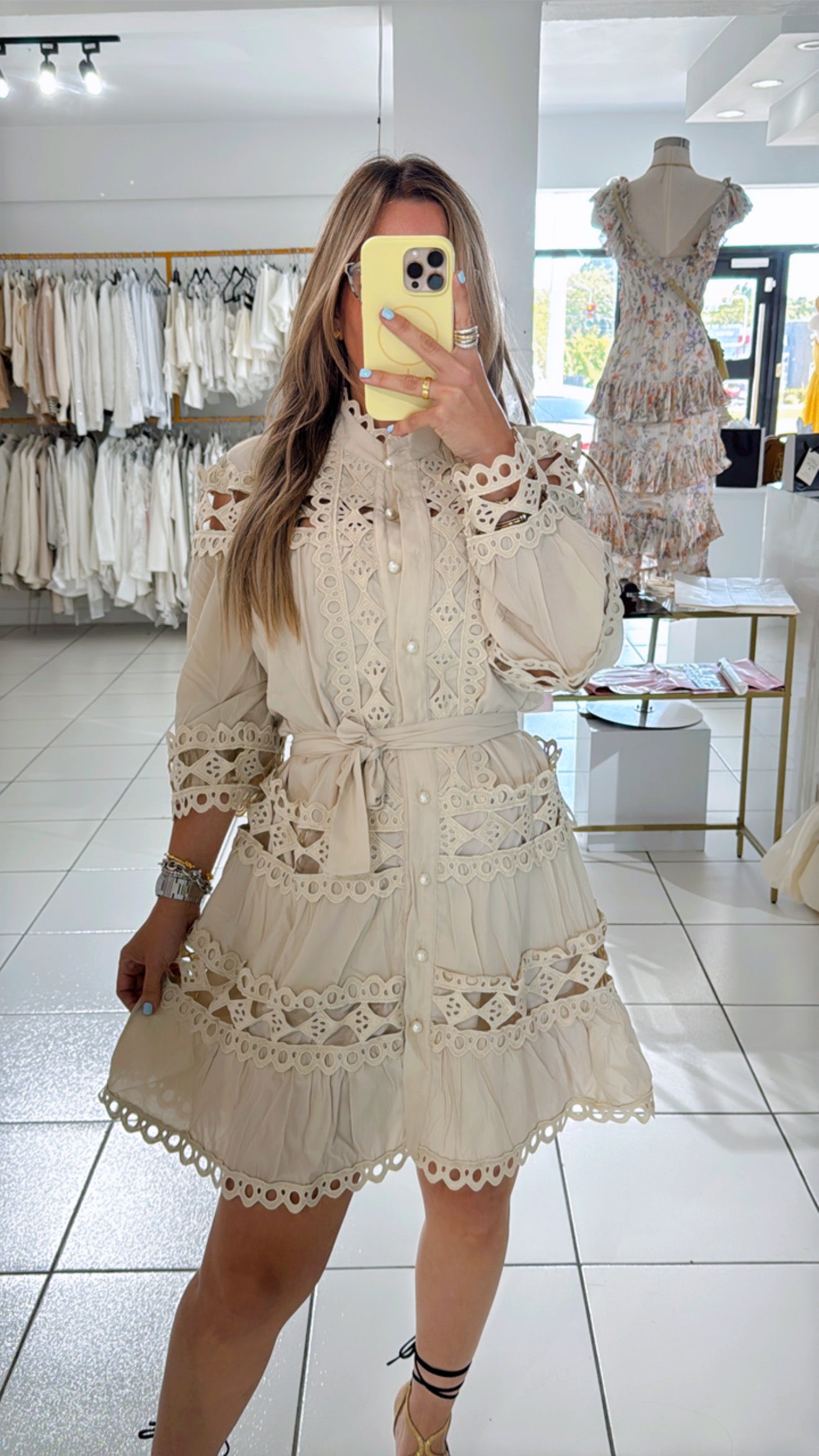 Nude dress