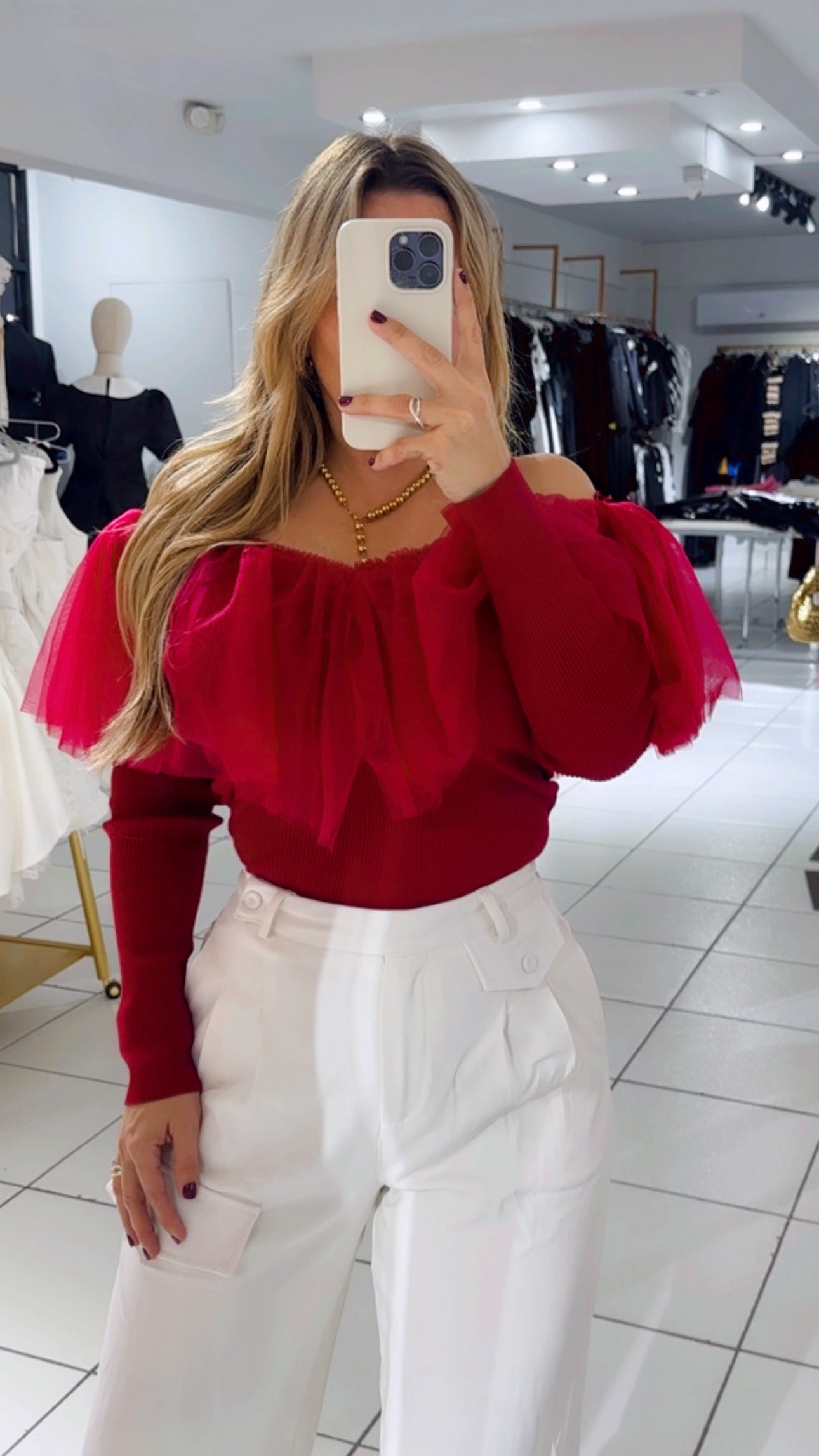 Off shoulder top