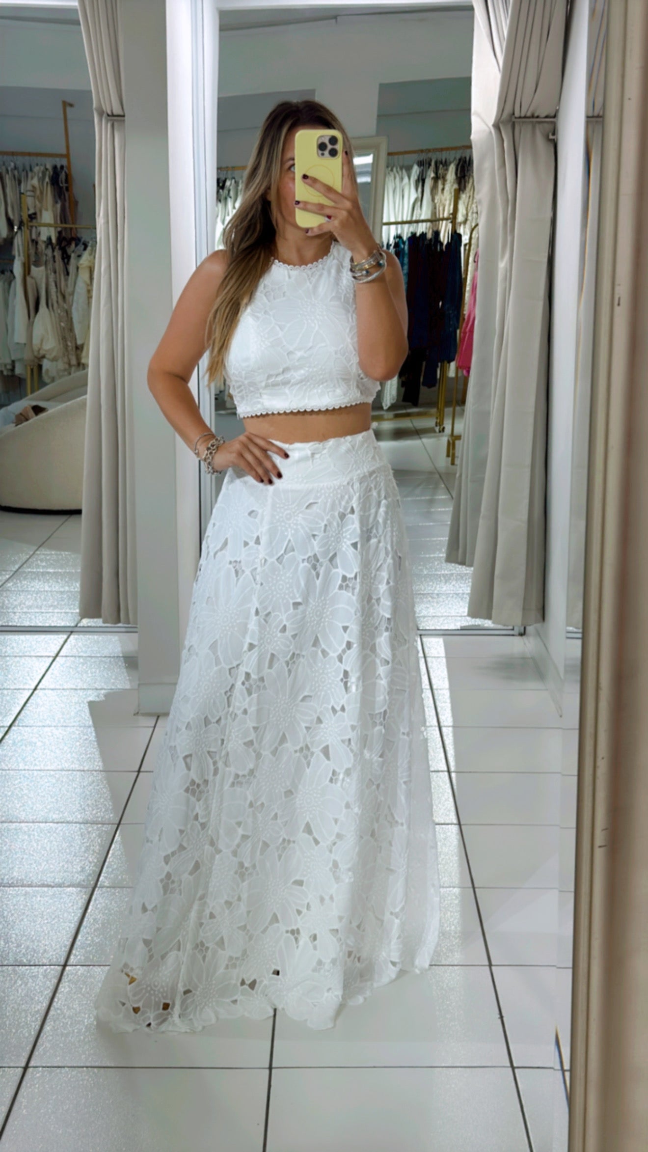White glam set