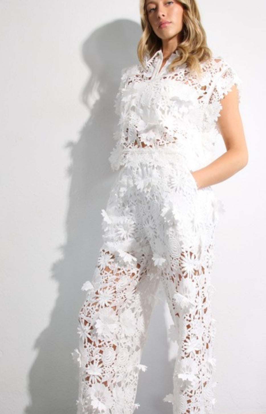 Lace crochet set ( pre order 7-31.25
