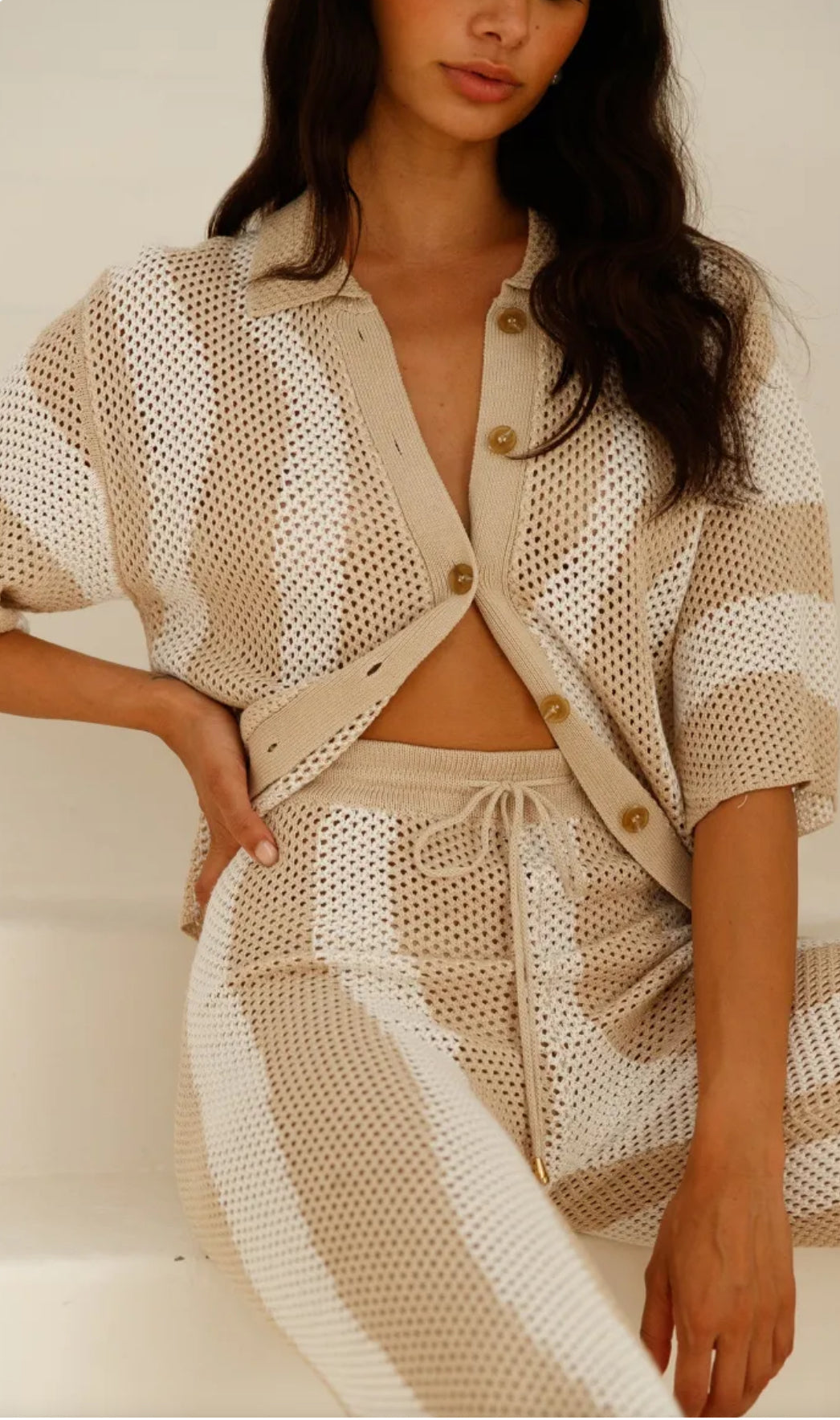 Taupe beach set