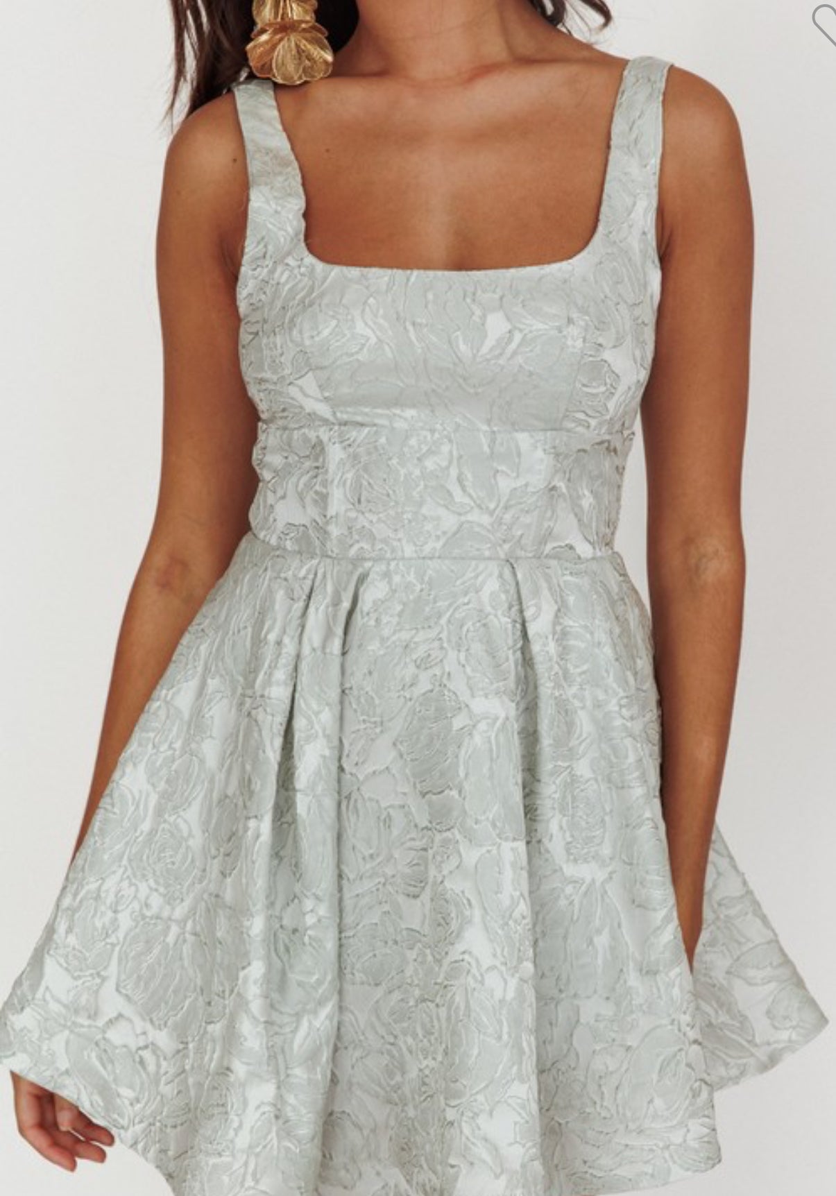 Jacquard mini dress