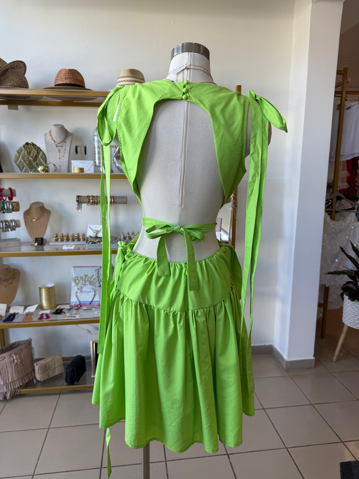 Neon Green Dress