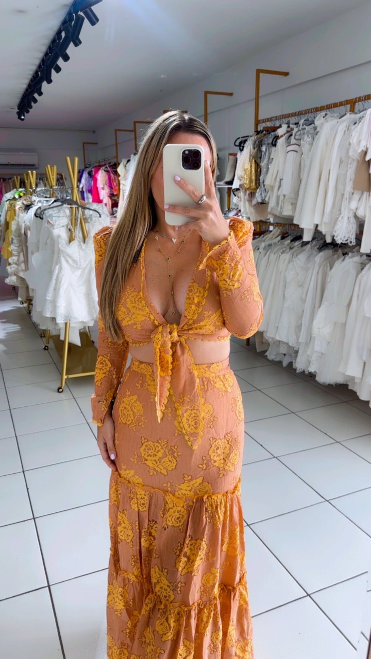 Flower lace set