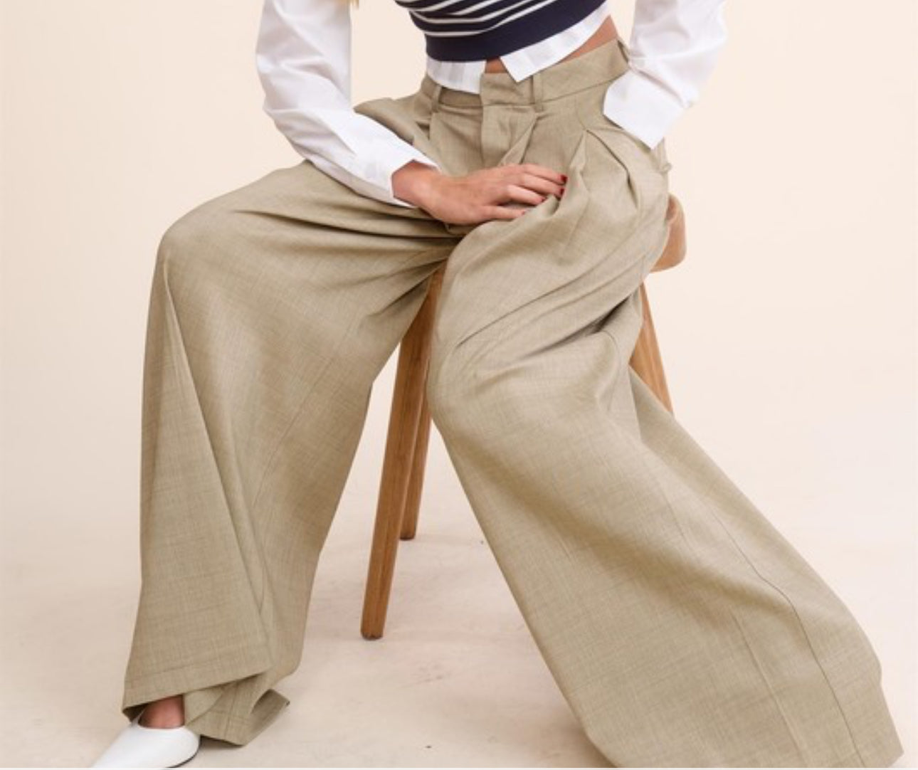 Sage trouser