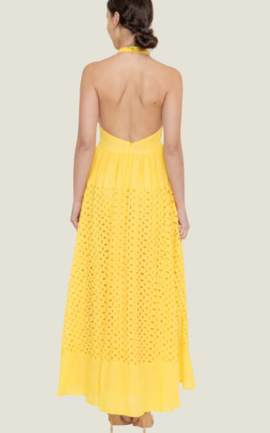 Yellow summer dress