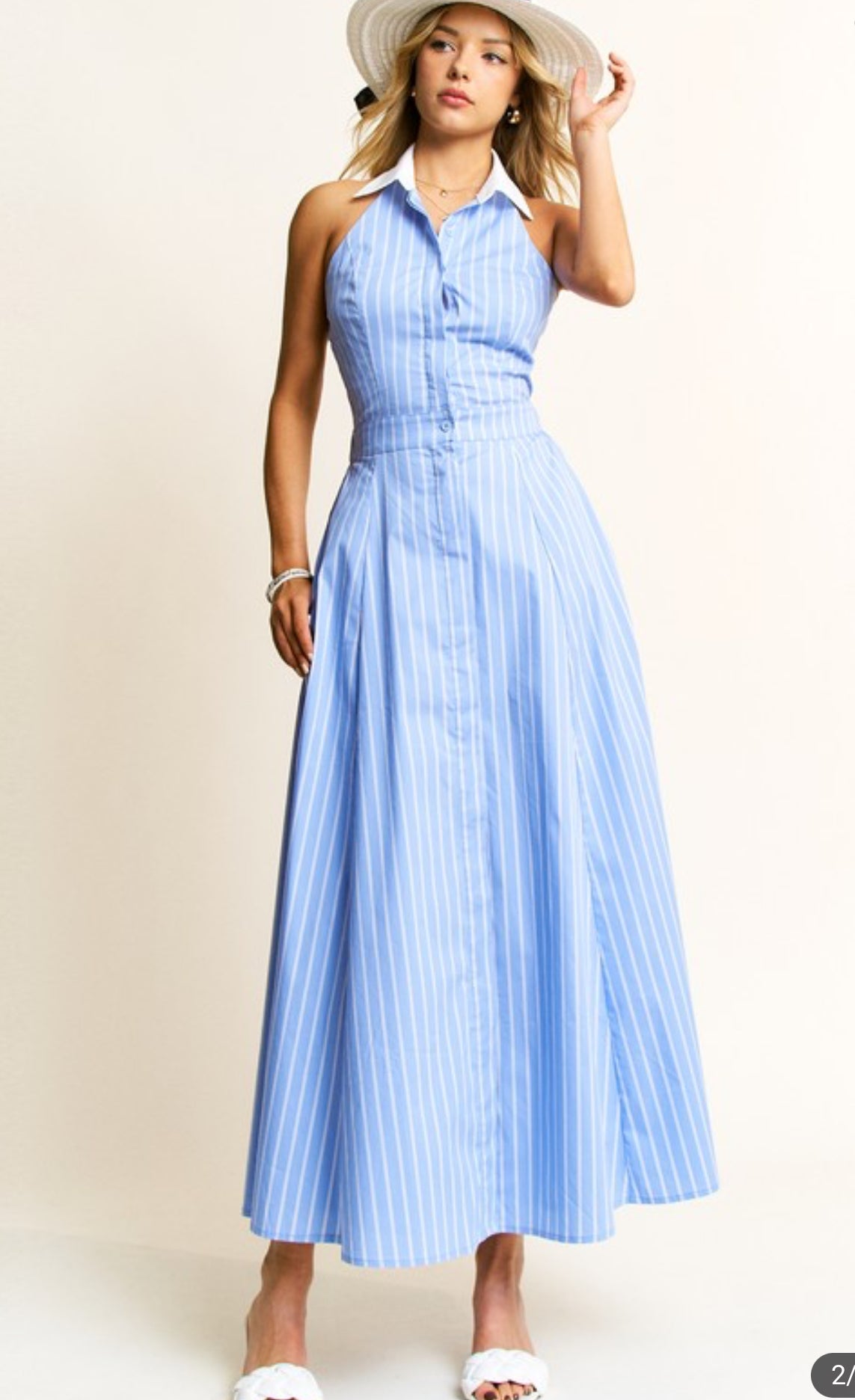 Blue shirt dress ( pre -order 5-30-25)