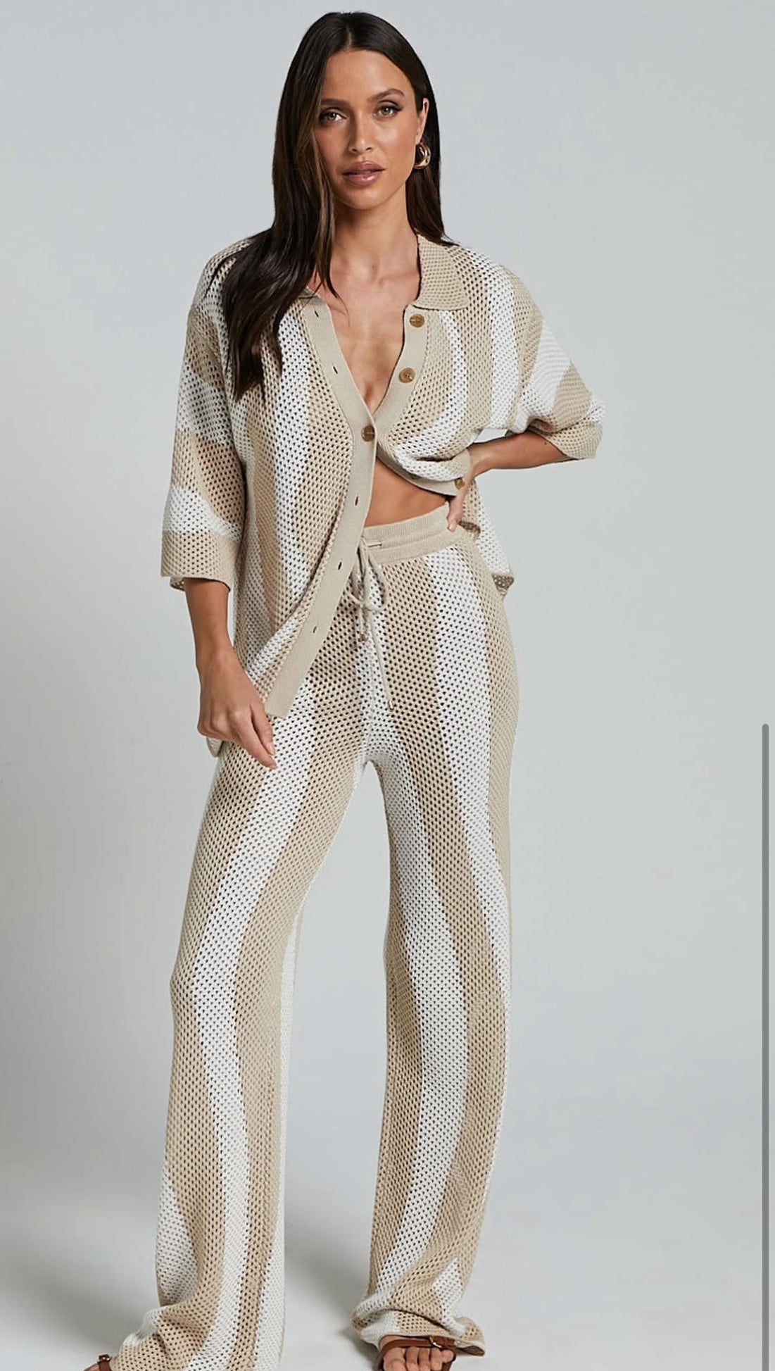 Taupe beach set