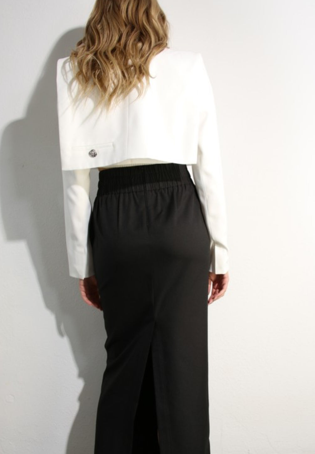 Jacket and long skirt set