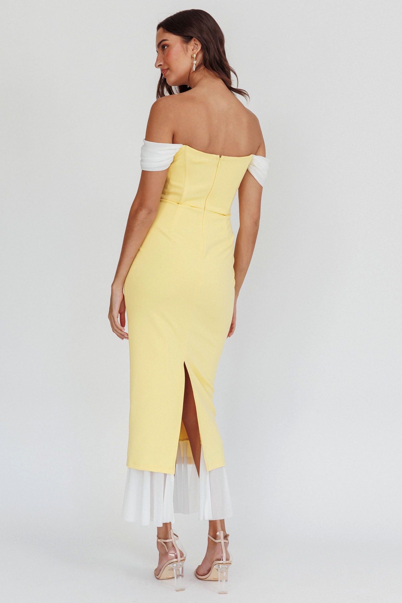 Midi butter dress