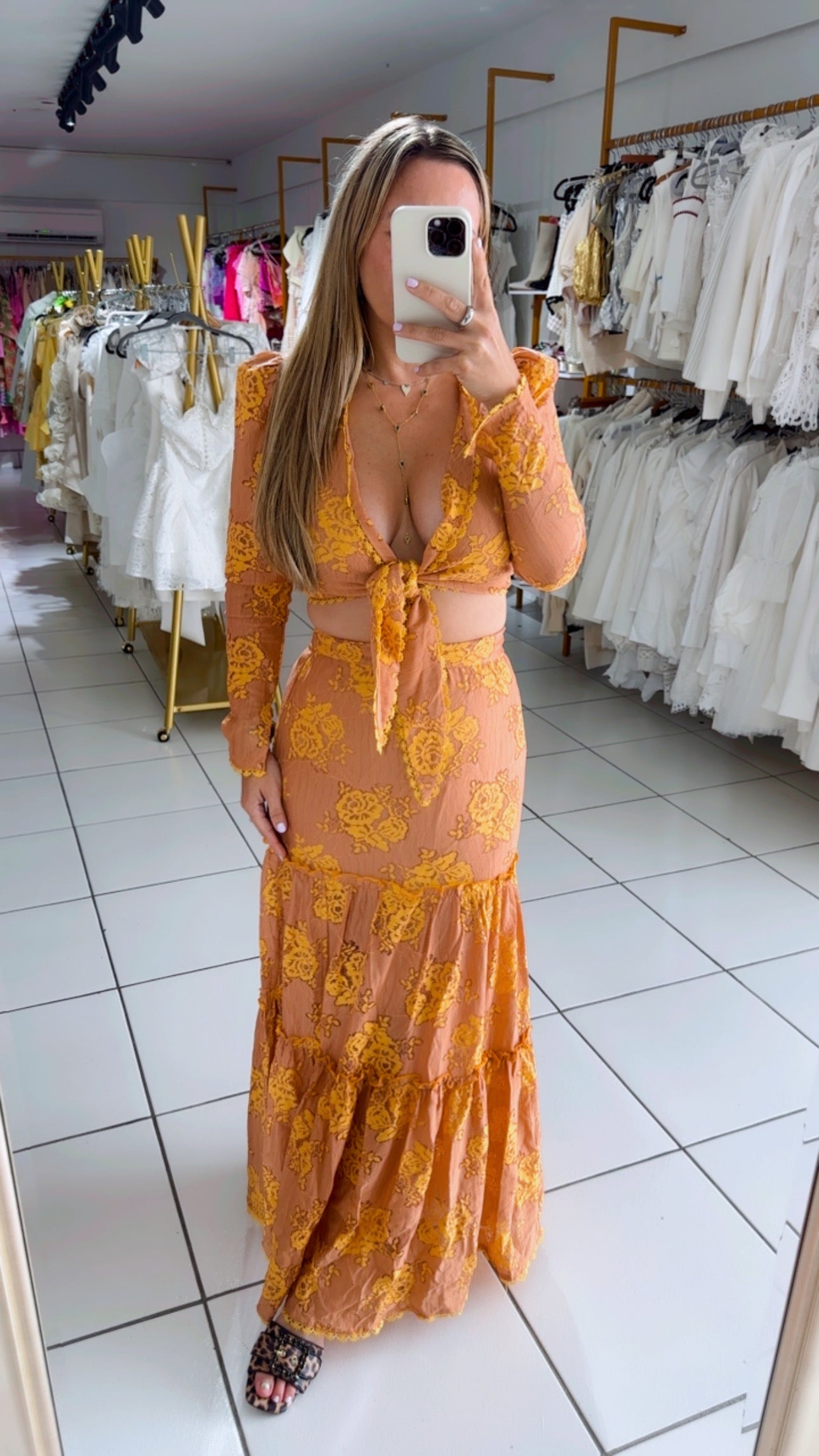 Flower lace set