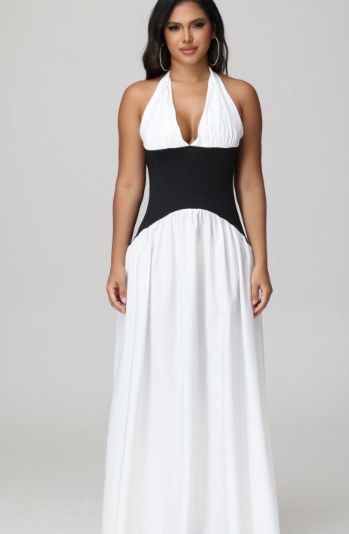 Halter maxi dress