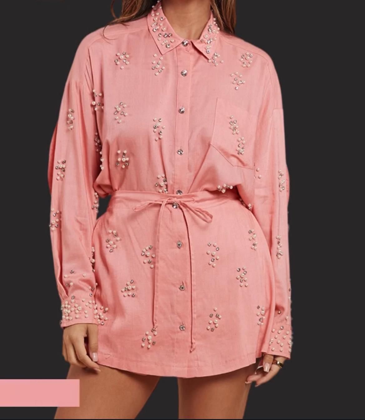 Peach/White Set