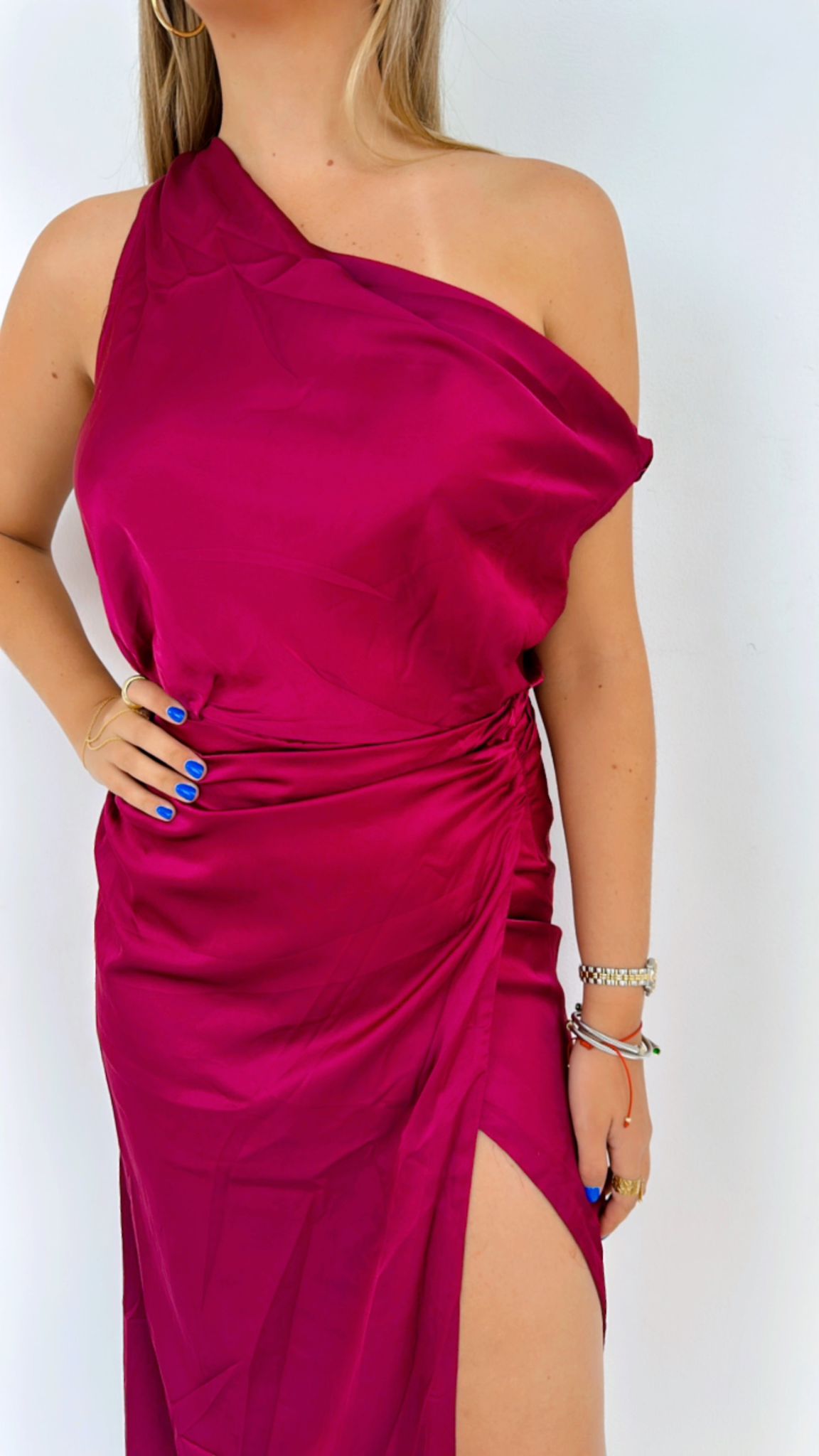 Enid Rasberry Dress