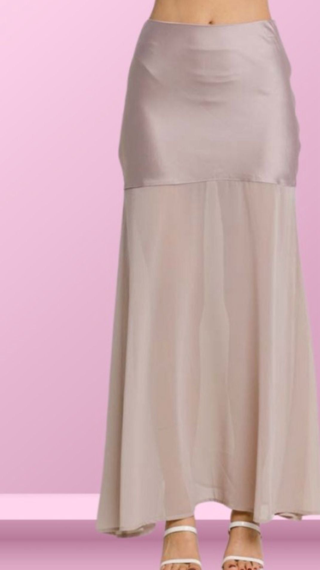 Are crème long skirt