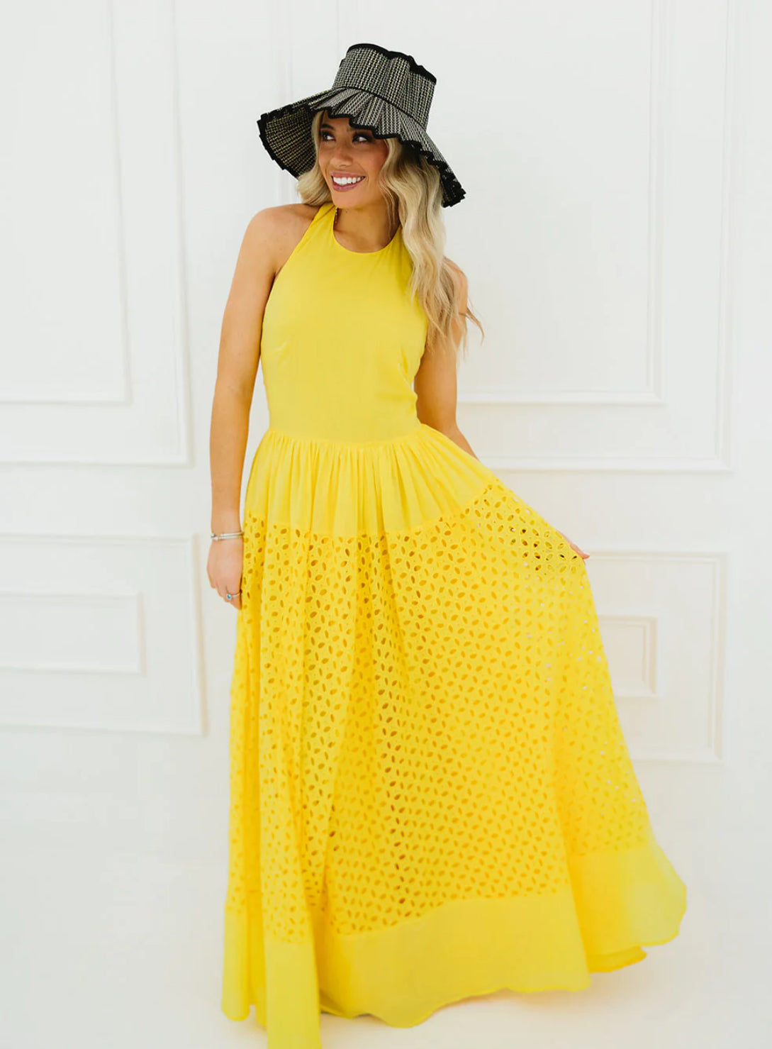 Yellow summer dress