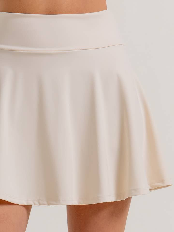 Cream skirt