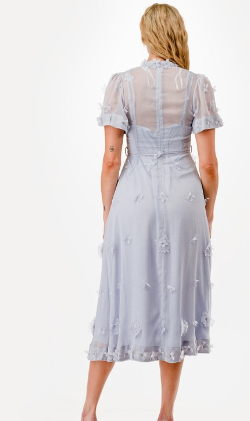 Baby blue dust dress