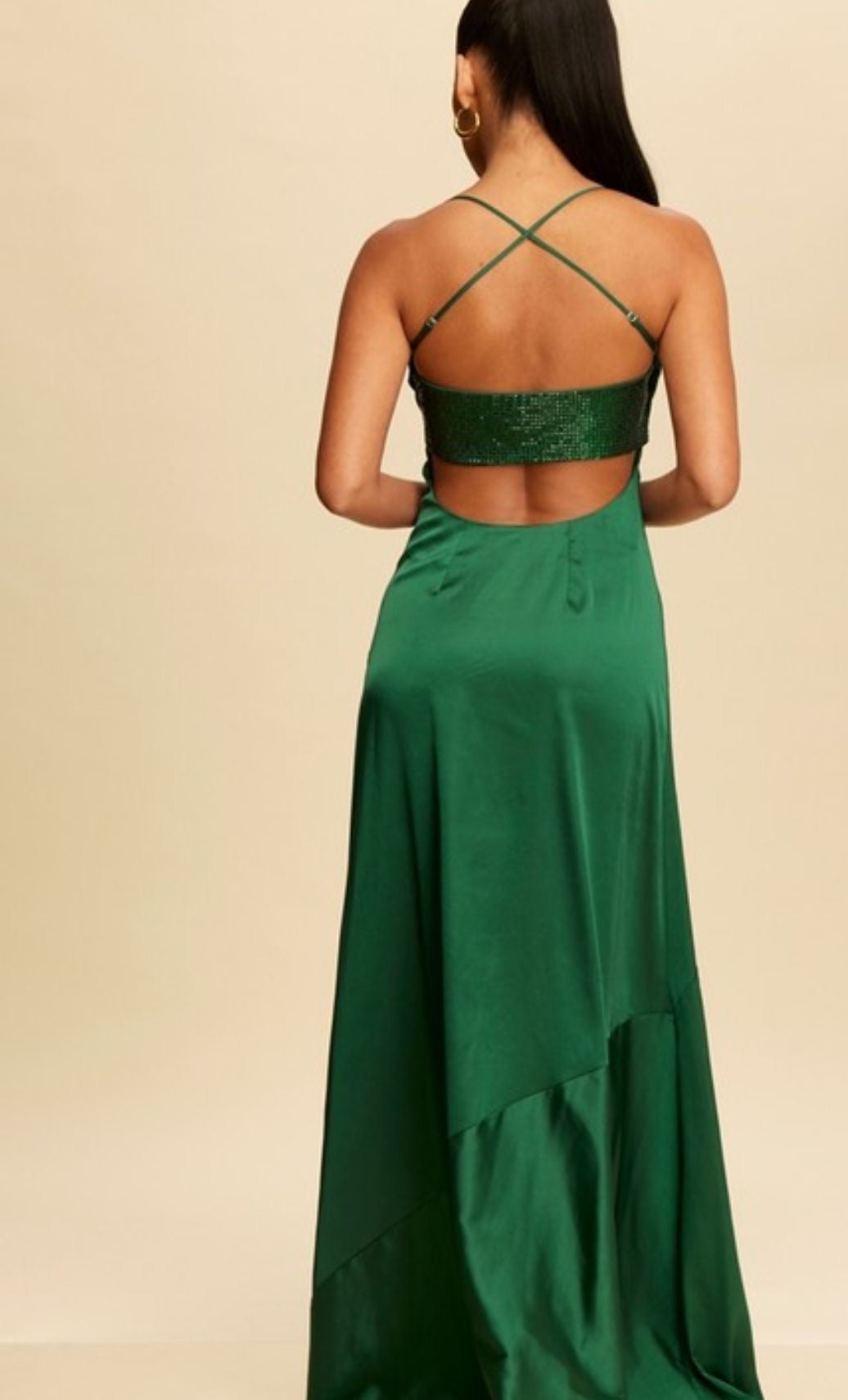 Ainara Green Dress
