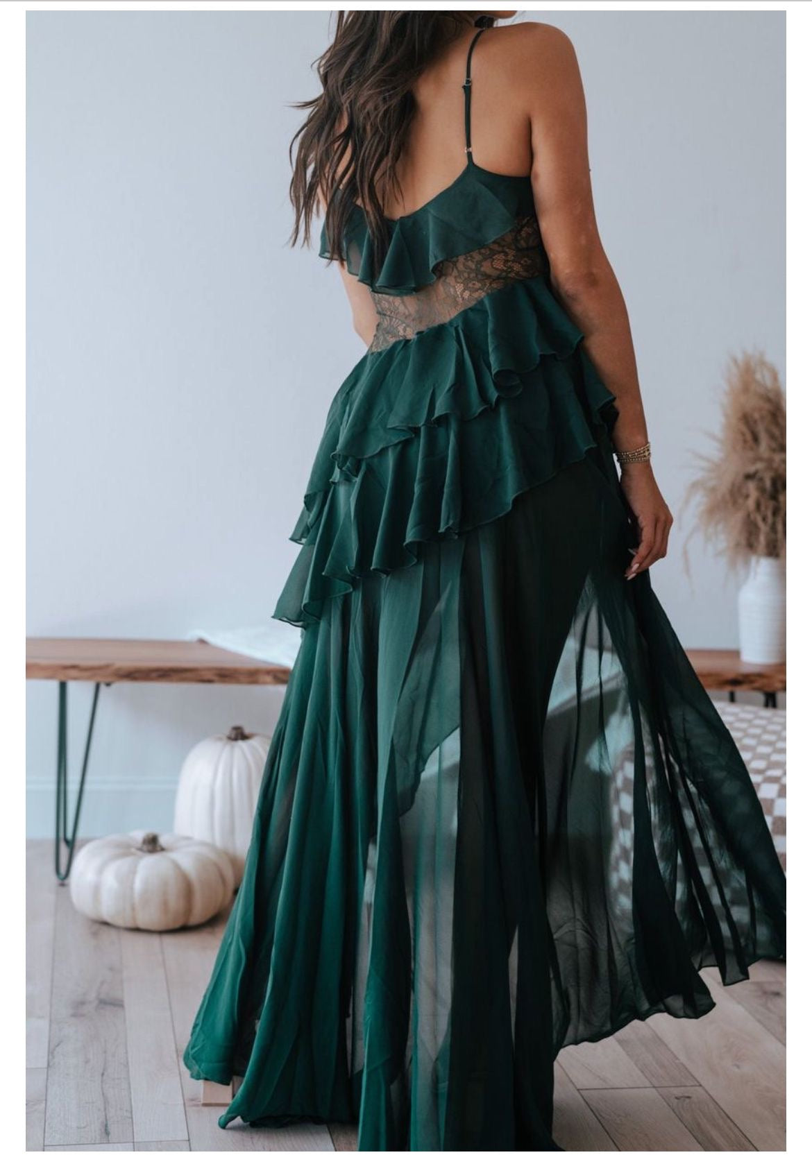 Amalie Green Dress