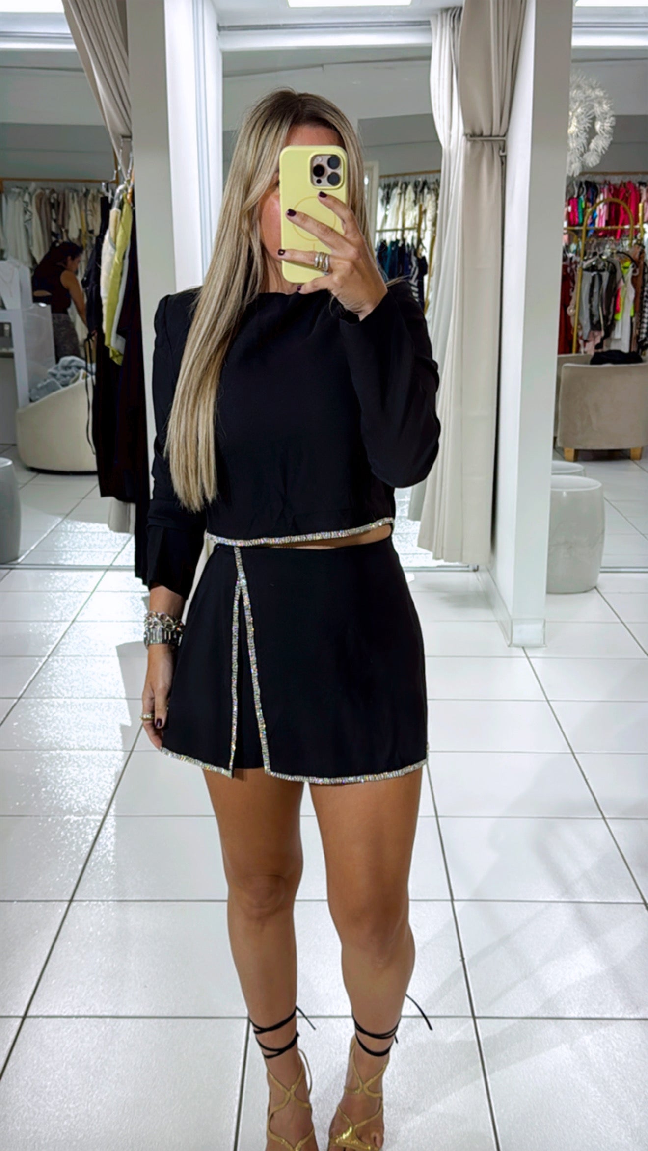 Black glam set
