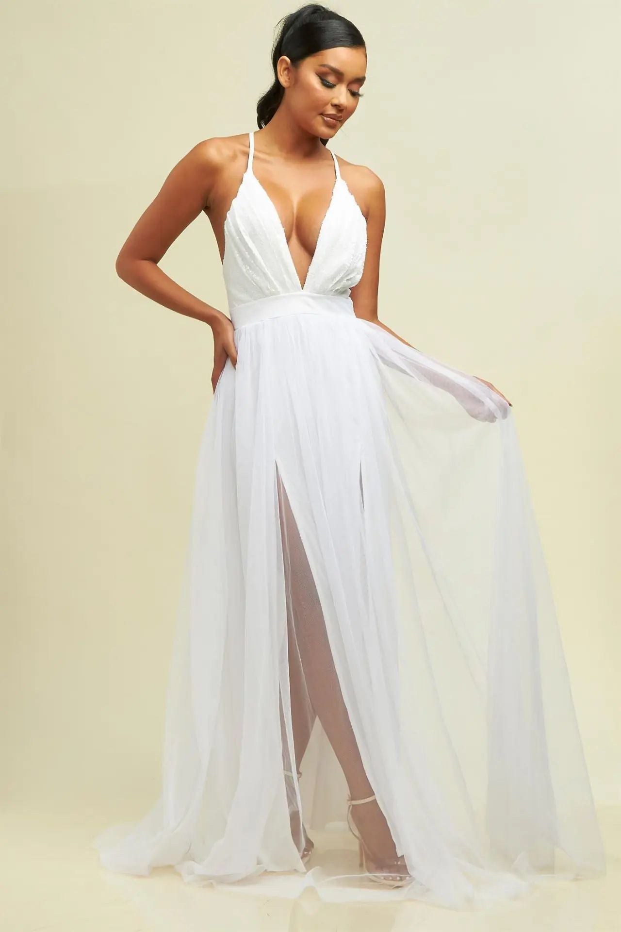 Claudia White Dress