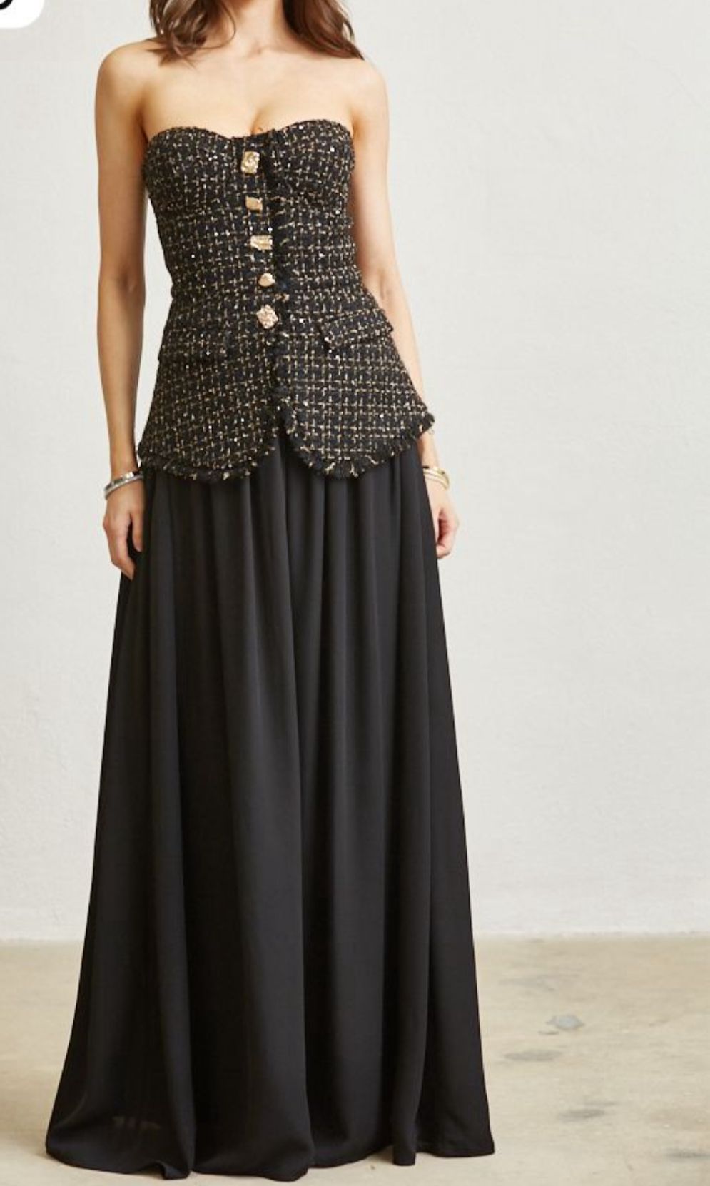 Díaz black dress