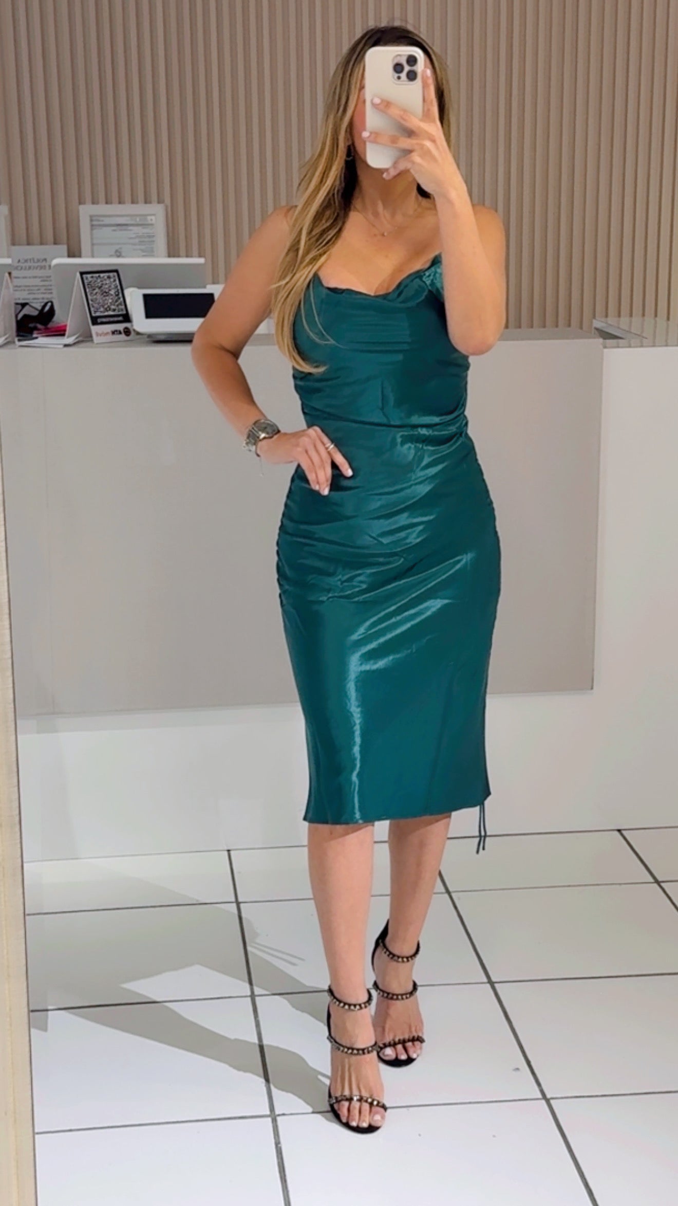 Vinex green dress