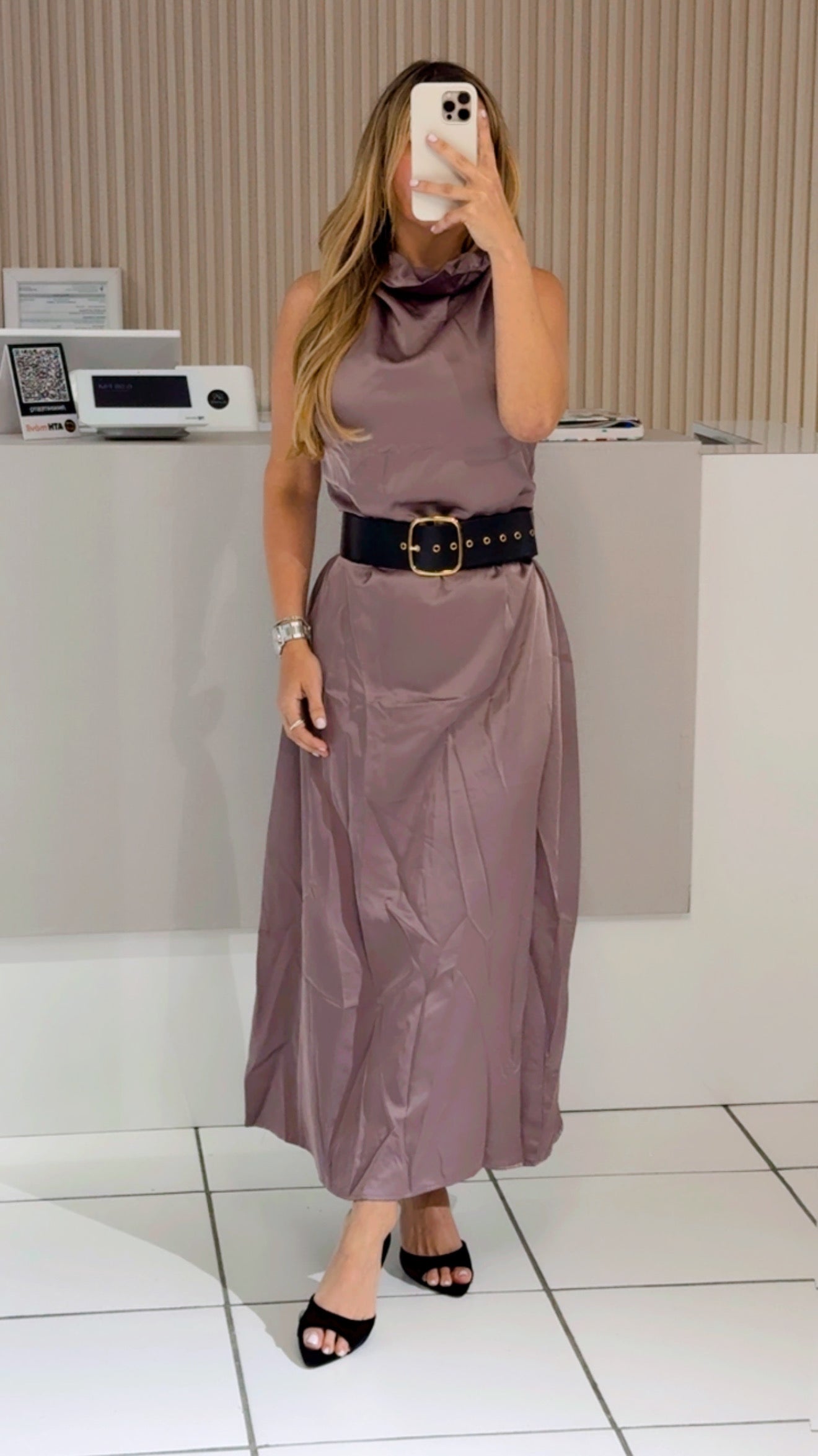 Narella mauve dress