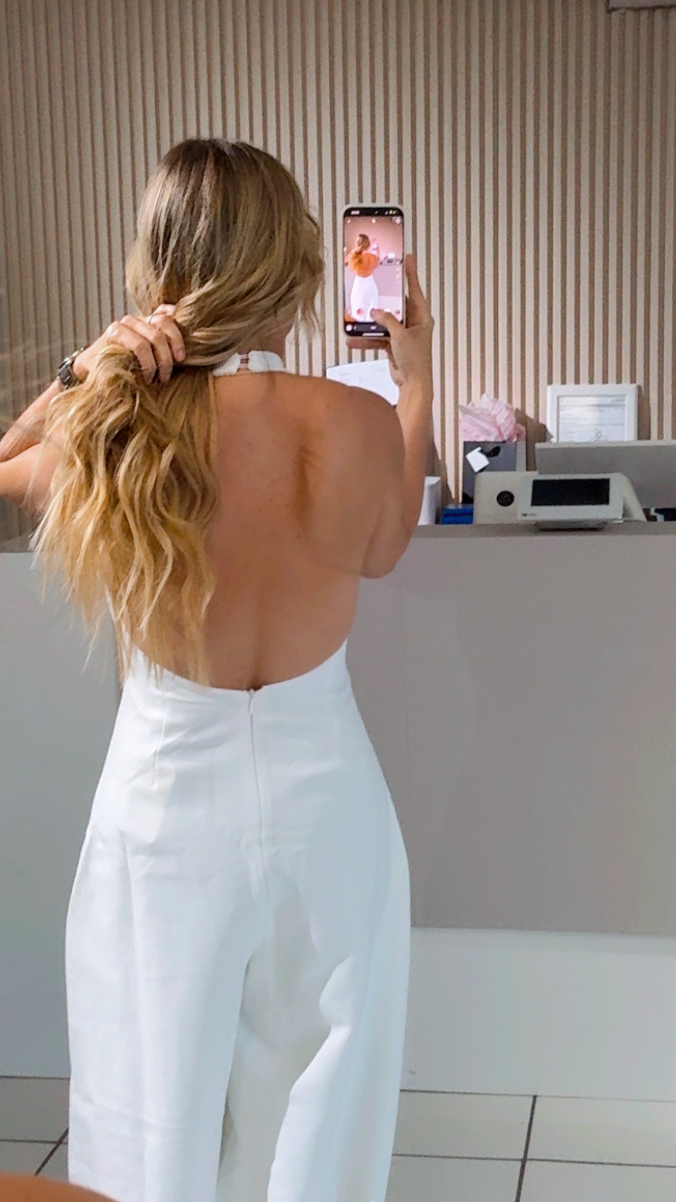 Nova white jumpsuit