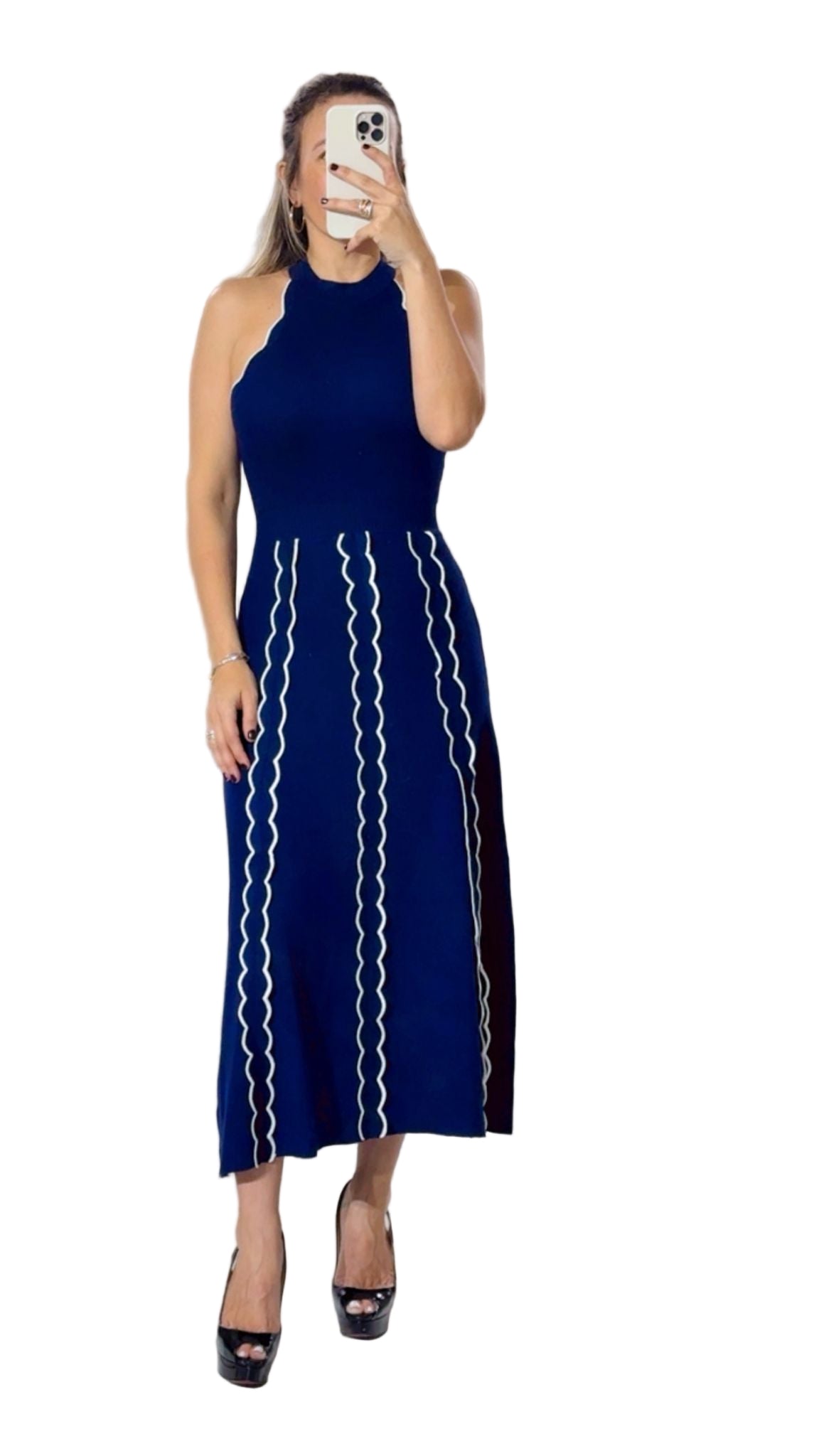 Nautical Midi dress