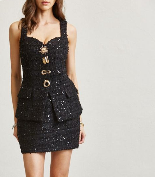 Tweed black set