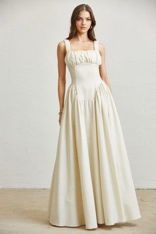 Oat maxi dress