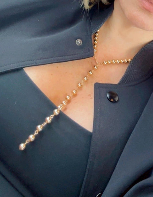 Gold Dots Necklace