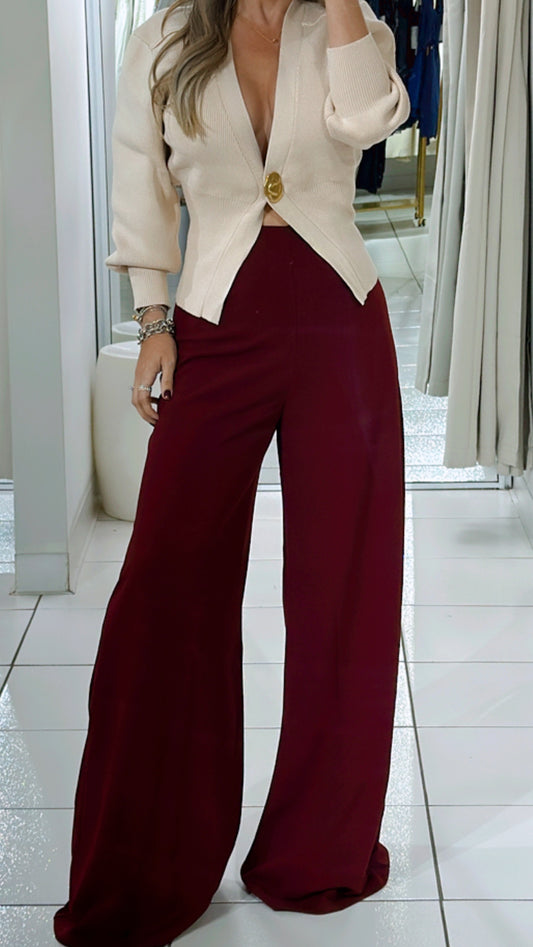 Nico burgundy pants