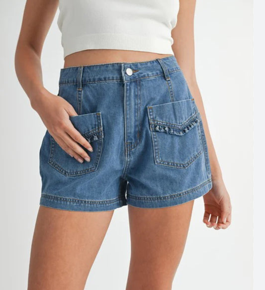 Piper denim short