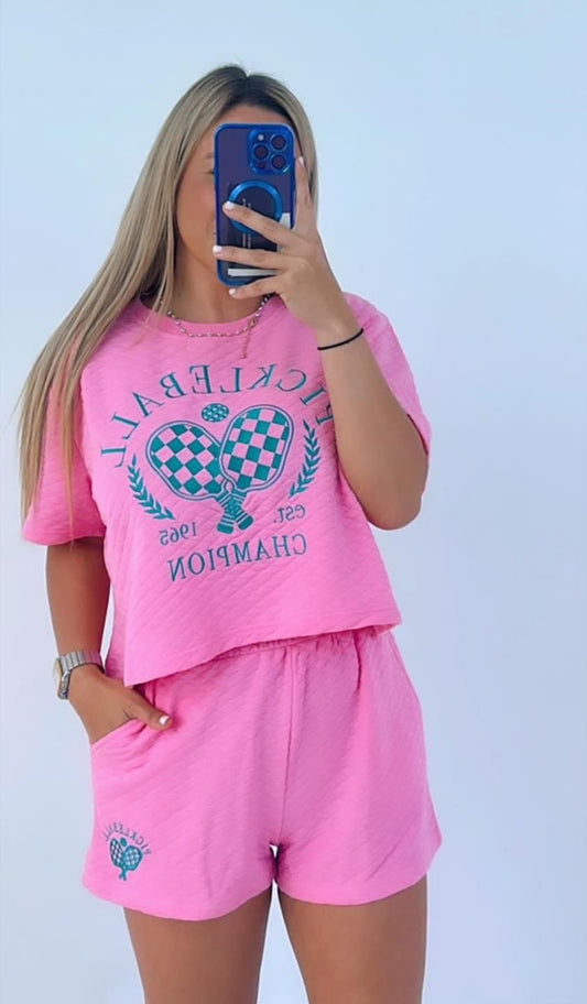 Pickle Ball Pink Set