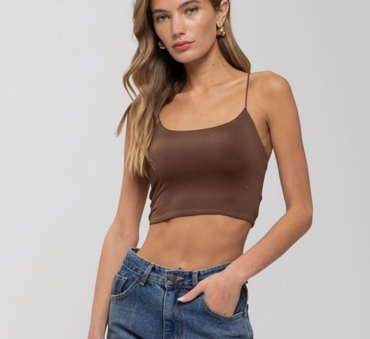 Brown Classic Tank Top