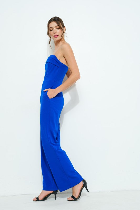 Royal Blue Minimal Jumpsuit